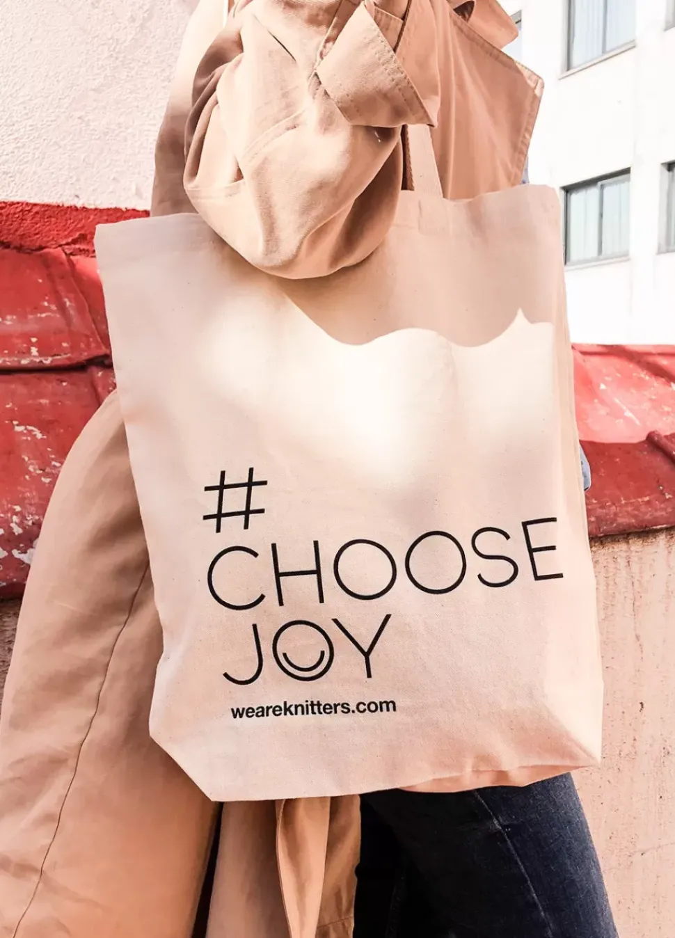 We Are Knitters Tote Bag: Choose Joy| Tote Bags