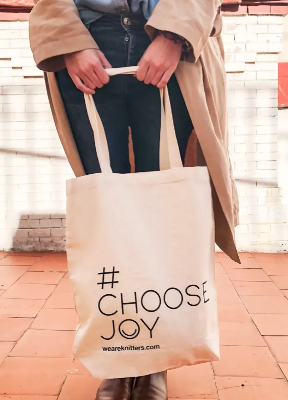 We Are Knitters Tote Bag: Choose Joy| Tote Bags