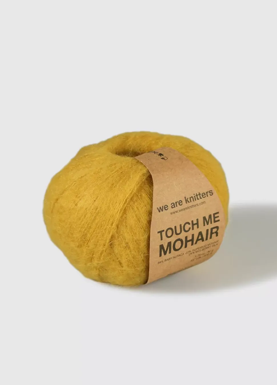 We Are Knitters Touch me Mohair Mustard| Lace|Mohair