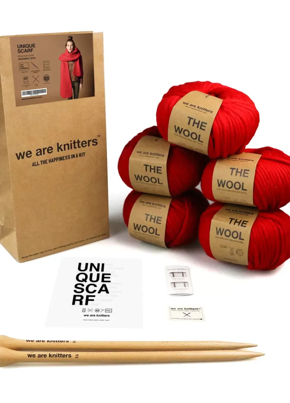 We Are Knitters Unique Scarf Kit| Accessories|Cardigan & Vests