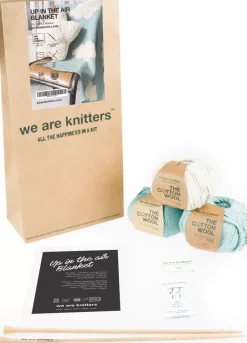 We Are Knitters Up In The Air Blanket Kit| Home & Decor|Blankets