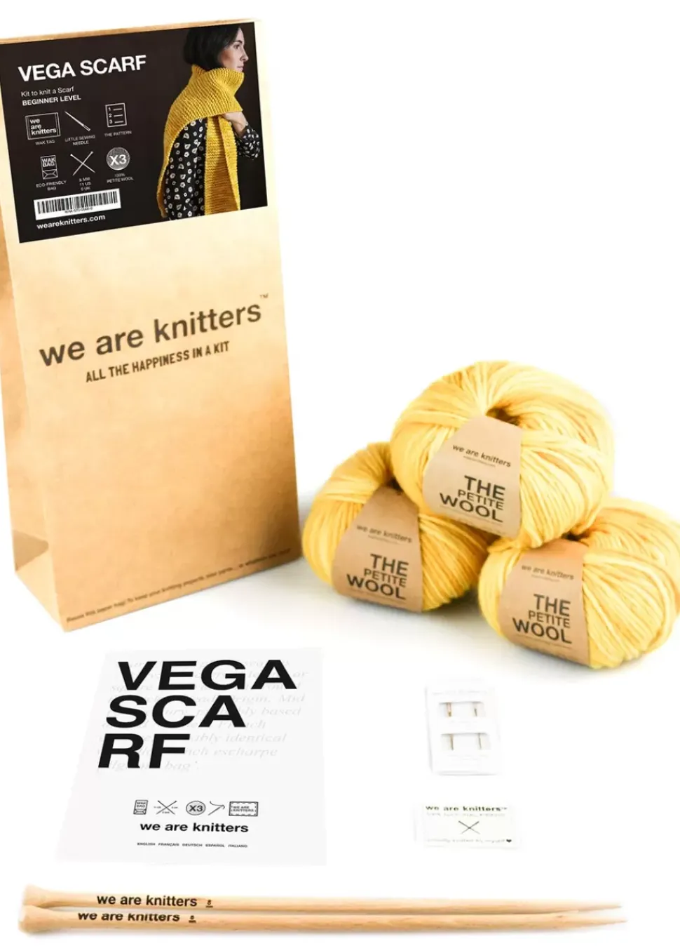 We Are Knitters Vega Scarf Kit| Accessories|Scarves