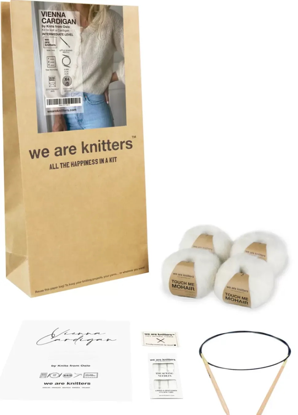 We Are Knitters Vienna Cardigan x Knits From Oslo Kit| Accessories|Cardigan & Vests